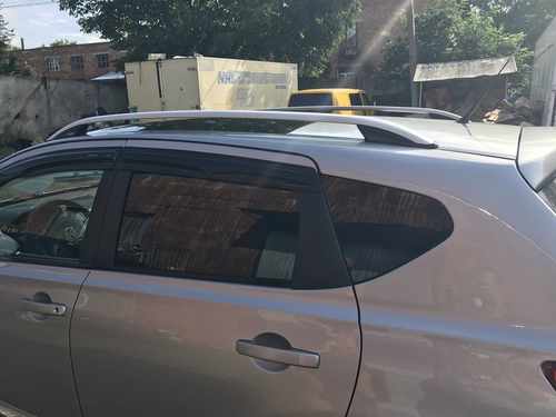 Рейлінги Skyport Grey для Nissan Qashqai 2007-2010 рр.
