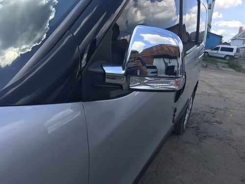 Хром накладки для Fiat Doblo 2010 накладки на дзеркала пласт Carmos (Туреччина)