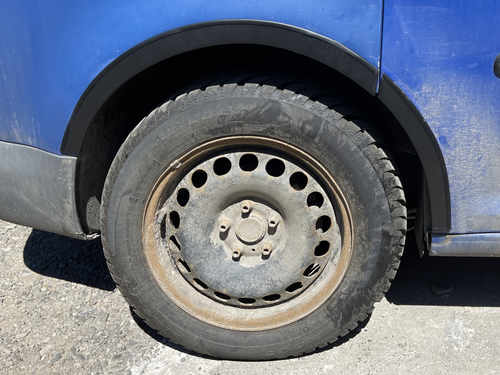 Накладки на арки (1 здвижна дверка ) для VW Caddy 2004-2010 коротка база