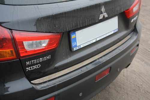 Кромка багажника (нерж.) для Mitsubishi ASX 2010↗/2016↗ мм.