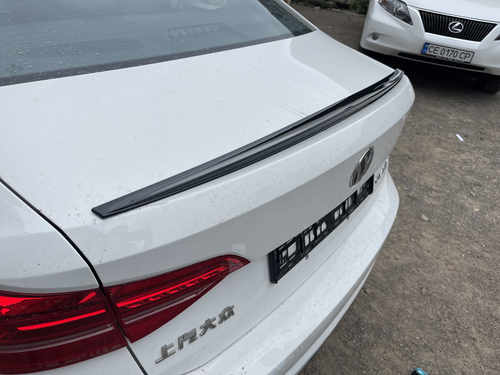 Спойлер LIP (Sunplex, чорний) для Skoda Superb 2009-2015 рр.