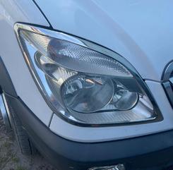 Хром накладки на фари (нерж) для Mercedes Sprinter 2006-2018