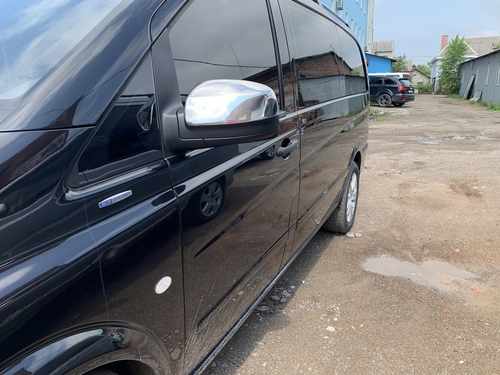 Хром накладки на дзеркала (нерж) Carmos для Mercedes Vito 639 2010-2015