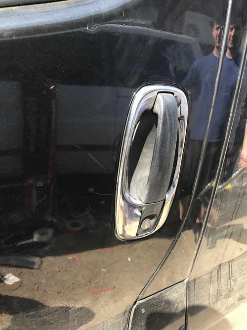 Обведення ручок (4 шт, нерж) для Renault Trafic 2001-2015 рр.