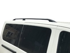 Рейлінги, Чорний колір Коротка база, Пластикові ніжки для Fiat Scudo 2007-2015 рр.