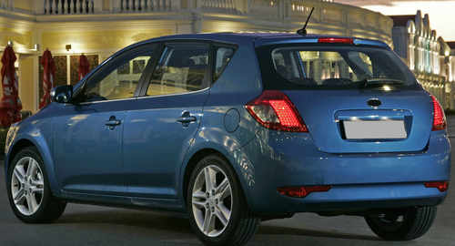 Окантовка вікон (4 шт., нерж.) для Kia Ceed 2007-2012 рр.