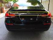 Планка над номером (нерж) для Mercedes A-сlass W177 2018↗ мм.