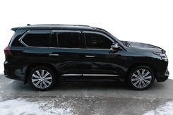 Молдинги на двери Lexus LX 570/450D 2015 + хромированные