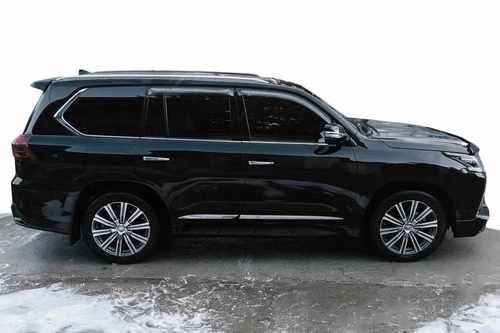 Молдинги на двері Lexus LX 570/450D 2015 + хромовані