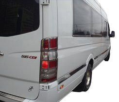 Хром накладки на стопи (нерж) для Mercedes Sprinter 2006-2018