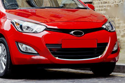 Обведення на решітку (нерж.) для Hyundai I-20 2012-2014рр.