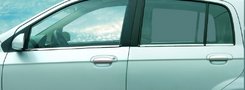 Хром накладки для Hyundai Getz окантовка вікон нерж Carmos (Туреччина)