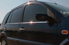 Хром накладки для Ford Fusion окантовка вікон нерж Carmos (Туреччина)