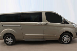 Нижні молдинги стекол (8 шт., Нерж) Довга база для Ford Custom 2013↗ рр.