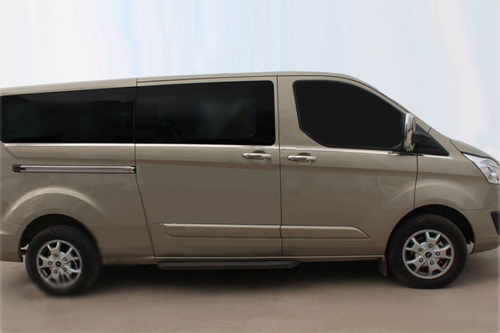 Хром накладки окантовка вікон (передні+задні) Carmos для VW Caddy 2004-