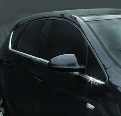 Нижня окантовка вікон (Hatchback, 8 шт, нерж) Carmos - Турецька сталь для Opel Astra J 2010↗ мм.