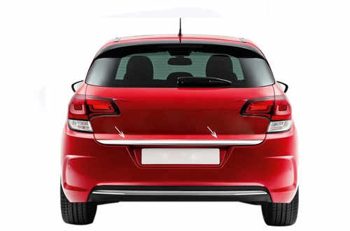 Хром нак-ка на нижню кромку кришки баг-ка (нерж.) для Citroen C4 2010+
