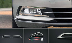 Накладки на противотуманки 2015-2018 (2 шт, нерж) для Volkswagen Passat B8 2015↗ мм.