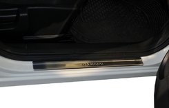 Накладки на пороги (нерж.) 4 шт. для Nissan Qashqai 2014+