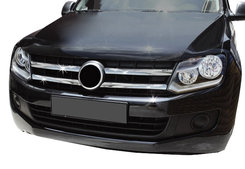 Хром накладки на решітку радіатора (нерж.) для VW Amarok 2010+