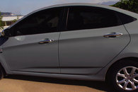 Хром накладки на дверні ручки (нерж.) 4-дверн. Omsa для Accent 2011+