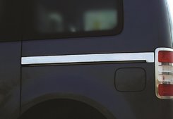 Хром молдинги під зсувну двері для VW Caddy 2004-2015 (коротка база)