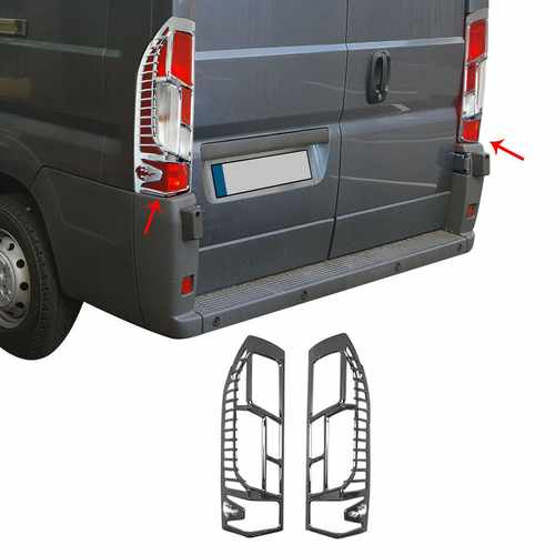 Хром накладки на стопи для Fiat Ducato 2014+