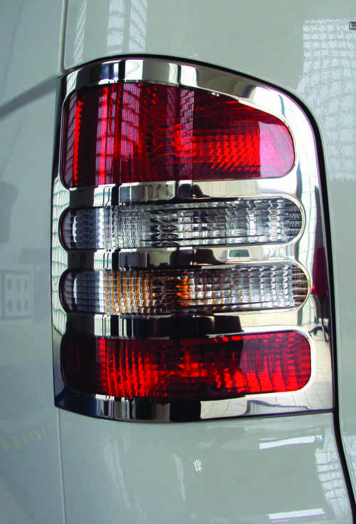 Хром окантовка на стопи (нерж.) 2 шт. для VW T5 ляда Transporter / Caravella 2003-2015 Omsa Line (Туреччина) 