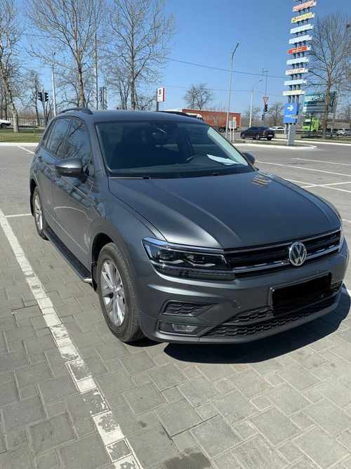 Бокові пороги підніжки для Volkswagen Tiguan 2016-