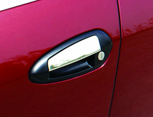 Хром накладки для Fiat Punto 2006+ накладки на ручки без мильничок нерж Carmos (Туреччина)