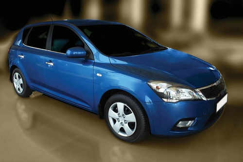 Окантовка вікон (4 шт., нерж.) для Kia Ceed 2007-2012 рр.