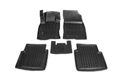 Килимки Stingray 3D (5 шт, поліуретан) для Opel Zafira B 2005-2011рр.