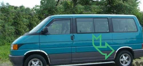 Хром накладки на арки Omsa для VW T4 1995-2003