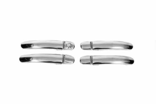 Хром накладки на ручки нерж. для VW Beetle 2013+, Eos 2006+, Jetta 2011-2019, Polo 2009-2017, Tiguan 2007-2016, Skoda Rapid, Yeti, Seat Ibiza 2010-2017, Toledo 2012+Carmos (Туреччина)