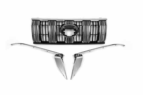 Комплект рестайлінгу Toyota Land Cruiser Prado 150 2009-2017 в 2018 рік з Full LED оптикою