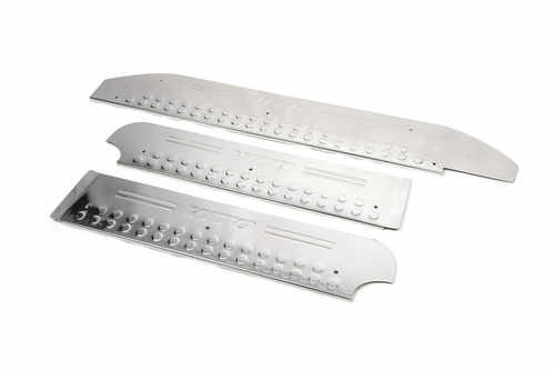 Хром накладки на дверні пороги (3 шт.) Omsa для Vito 639 2004+