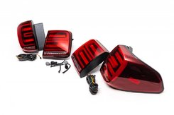 Задние LED фонари 2016-2021 (RED-Sequential) для Nissan Armada 2016↗ гг.