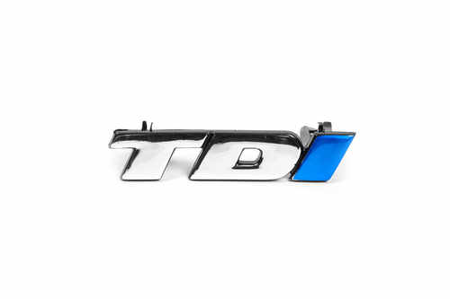 Напис в решітку Tdi Під оригінал, все хром для Volkswagen T4 Caravelle/Multivan