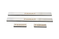 Накладки на пороги Carmos (4 шт, нерж) для Volkswagen Passat B5 1997-2005 років.