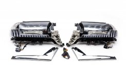 Передние фары Executive Black (Bugatti) для Toyota Land Cruiser 200 2016-