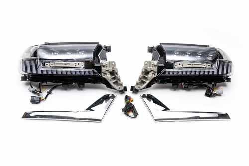 Передні фари Executive Black (Bugatti) Toyota Land Cruiser 200 2016-