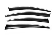 Вітровики з хромом SD (4 шт., Sunplex Chrome) для Volkswagen Passat B7 2012-2015рр.