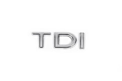 Напис TDI (під оригінал) TD - хром, I - червона для Volkswagen Jetta 2006-2011рр.