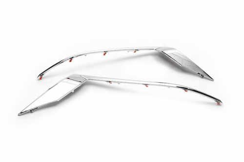 Вії на фари Toyota Land Cruiser Prado 150 2018+ (оригінальний дизайн)