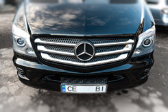 Хром накладки на передню решітку для Mercedes Sprinter 906 2013+ нерж OmsaLine (Туреччина)