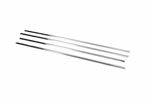 Окантовка вікон (4 шт, нерж) для Skoda Superb 2001-2009 рр.