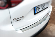 Накладка на задній бампер Carmos (нерж) для Mazda CX-5 2017↗ мм.