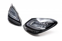 Задние фонари Black (2 шт) для Mercedes C-сlass W205 2014-2021 гг.