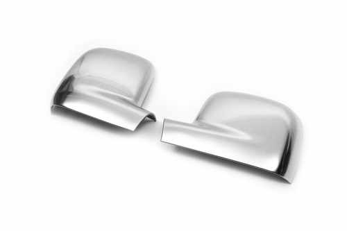 Хром накладки на дзеркала (сірий мат) для VW Caddy 2004-2011