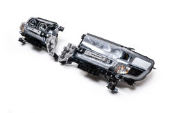 Передние фары Executive Black Toyota Land Cruiser 200 2016-